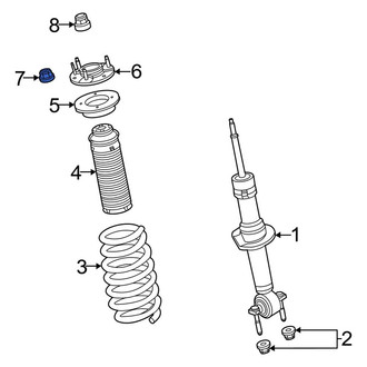 Ford OE - Suspension Strut Mount Nut