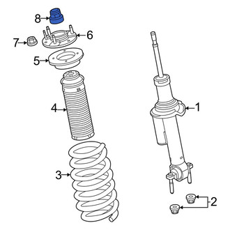 Ford OE - Upper Suspension Strut Nut
