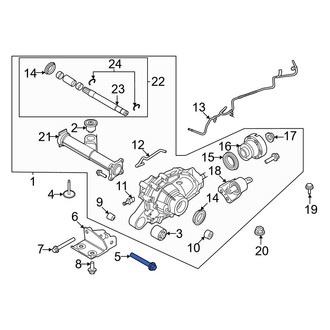 Ford OE - Lower Differential Carrier Bolt