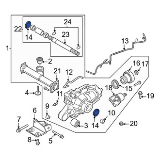 Ford OE - Front Drive Axle Shaft Seal