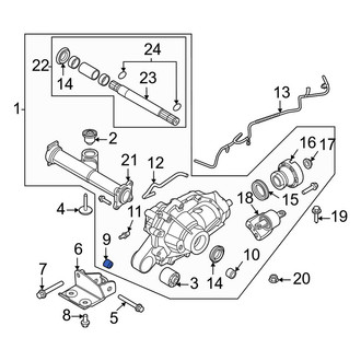 Ford OE - Front Differential Housing Fill Plug