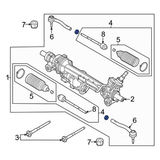 Ford OE - Front Left Outer Steering Tie Rod End
