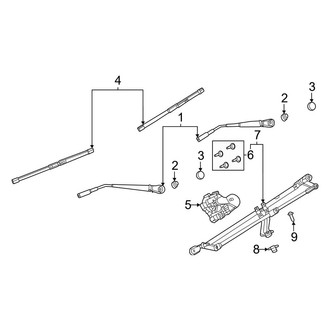 Ford OE - Windshield - Wiper Components
