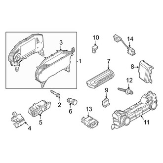 Ford OE - Instrument Panel - Cluster & Switches