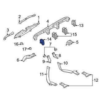 Ford OE - Left Outer Dashboard Air Vent