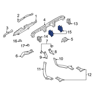 Ford OE - Inner Dashboard Air Vent