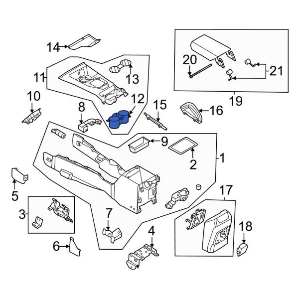 Console Cup Holder