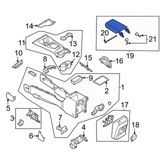 Ford OE - Console Armrest