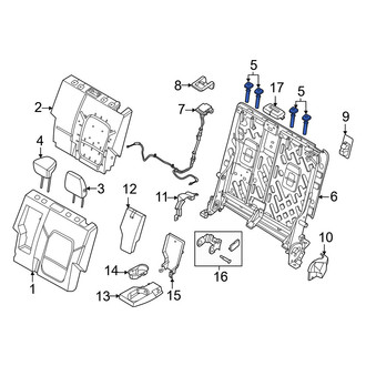 Ford OE - Rear Right Headrest Guide
