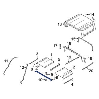 Ford OE - Front Roof Bow