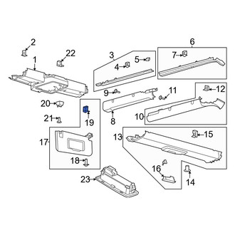 Ford OE - Sun Visor Clip