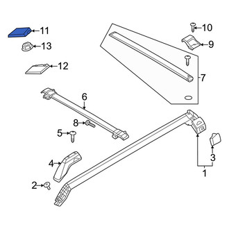 Ford OE - Left Roof Molding