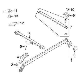 Ford OE - Roof - Exterior Trim (2 Doors)