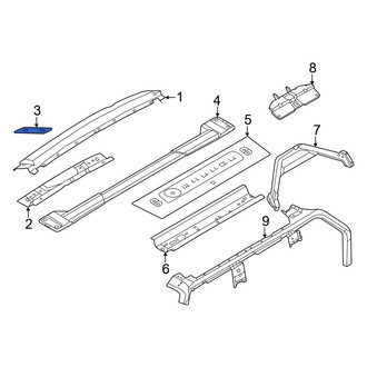 Ford OE - Roof Header Panel Bracket