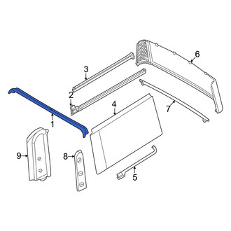 Ford OE - Front Roof Bow