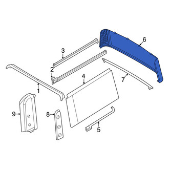 Ford OE - Rear Back Glass