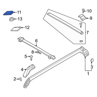 Ford OE - Right Roof Molding