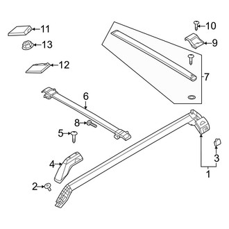 Ford OE - Roof - Exterior Trim (4 Doors)