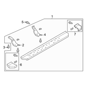 Ford OE - Pillars, Rocker & Floor - Running Board (Factory Step), (2 Doors)