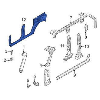 Ford OE - Rear Right Inner Quarter Panel
