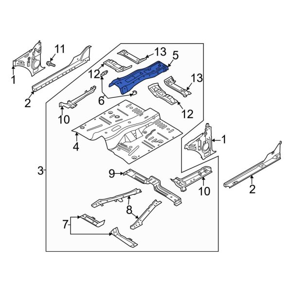 Floor Pan Reinforcement