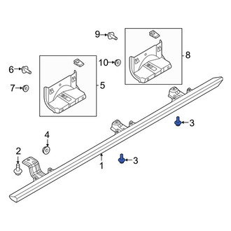 Ford OE - Rear Running Board Bolt