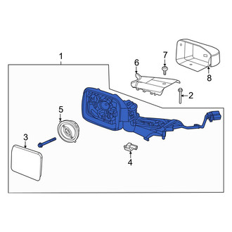 Ford OE - Front Left Door Mirror