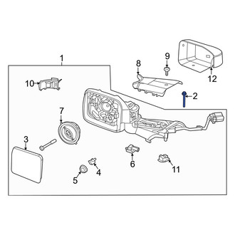 Ford OE - Door Mirror Screw
