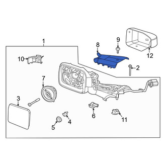 Ford OE - Front Left Inner Door Mirror Cover