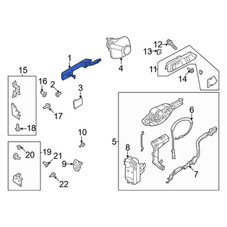 Ford OE - Front Left Outer Exterior Door Handle