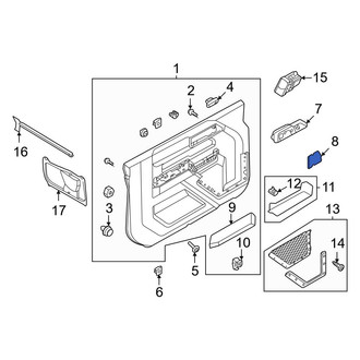 Ford OE - Right Interior Door Handle Screw Cap