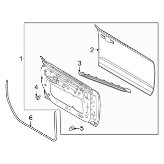 Ford OE - Front Door - Door & Components (4 Doors)