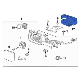 Ford OE - Front Right Outer Door Mirror Cover