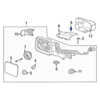 Ford OE - Door Mirror Cover Screw