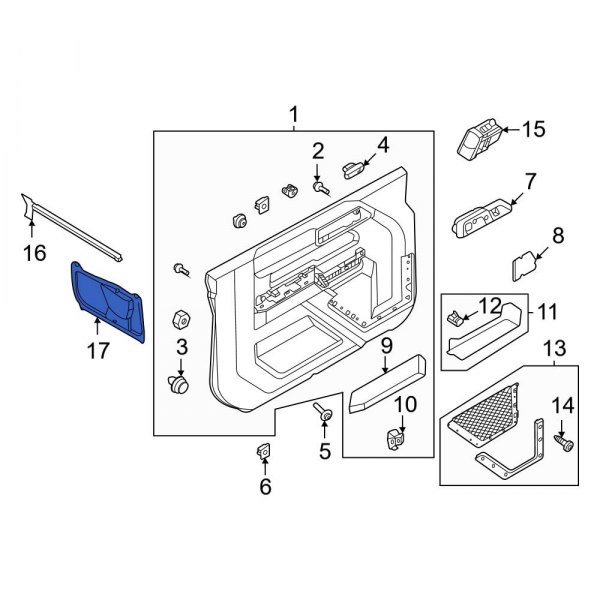 Door Water Deflector