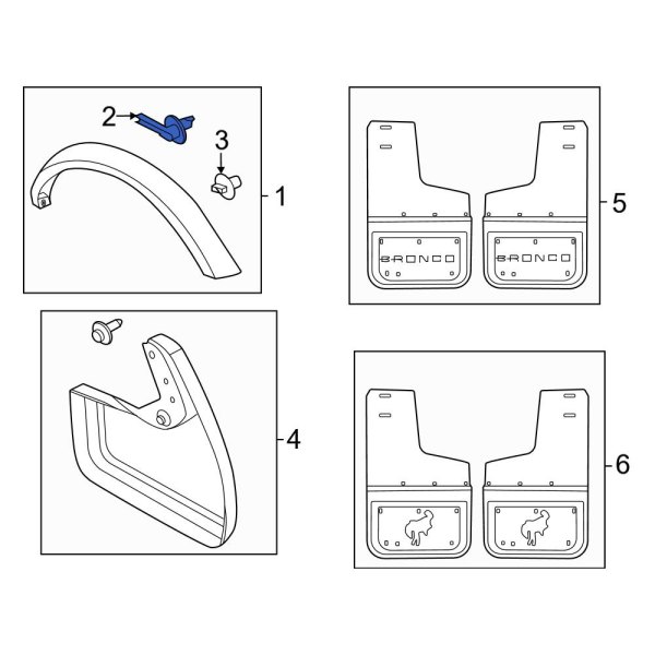 Fender Flare Clip