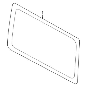 Ford OE - Quarter Panel - Glass (Badlands / Big Bend / Black Diamond / Outer Banks / Wildtrak 2 Doors)
