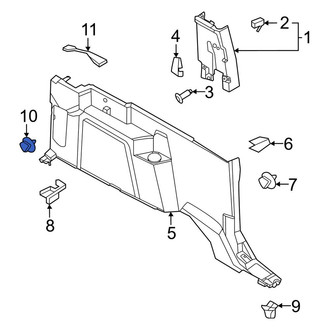Ford OE - Left Quarter Panel Trim Cap
