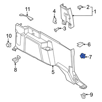 Ford OE - Quarter Panel Trim Panel Clip