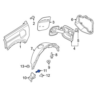 Ford OE - Fender Liner Extension Screw