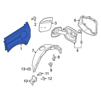 Ford OE - Rear Right Inner Quarter Panel