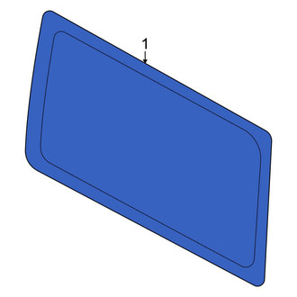 Ford OE - Rear Left Quarter Glass