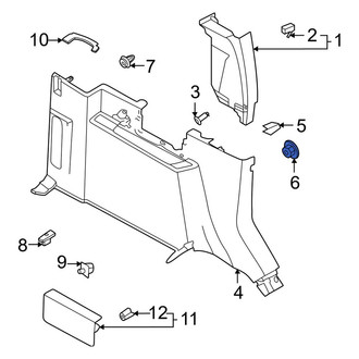 Ford OE - Quarter Panel Trim Panel Clip
