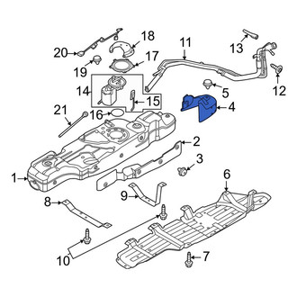 Ford OE - Upper Fuel Tank Shield