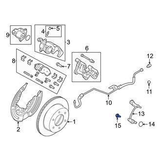 Ford OE - ABS Wheel Speed Sensor Screw