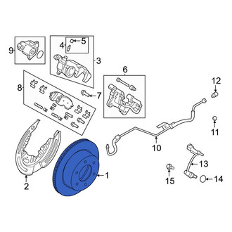 Ford OE - Rear Disc Brake Rotor