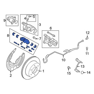 Ford OE - Rear Disc Brake Pad Set