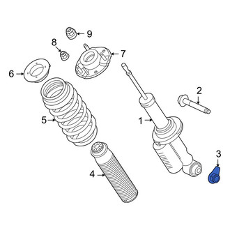 Ford OE - Lower Suspension Shock Absorber Nut