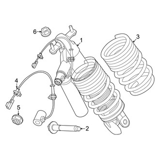Ford OE - Rear Suspension - Struts & Components (Continuous Damping Suspension), (Raptor)