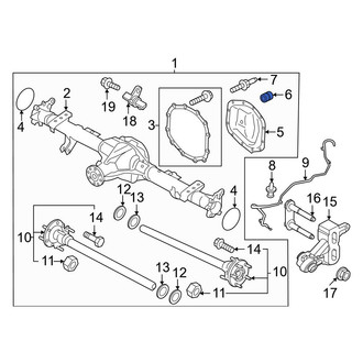 Ford OE - Rear Differential Cover Plug